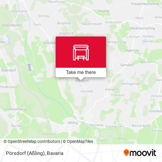 Pörsdorf (Aßling) map