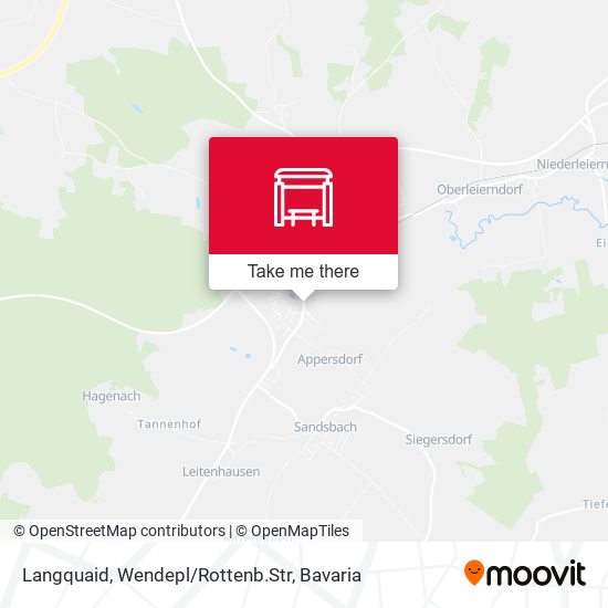 Langquaid, Wendepl/Rottenb.Str map