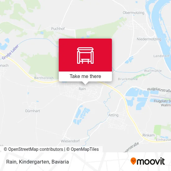 Rain, Kindergarten map