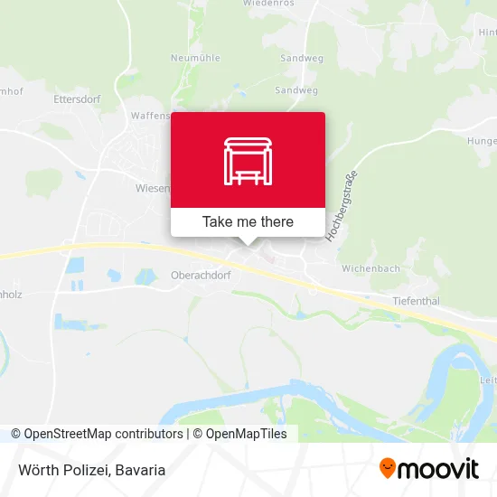 Wörth Polizei map