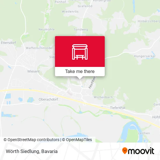Карта Wörth Siedlung
