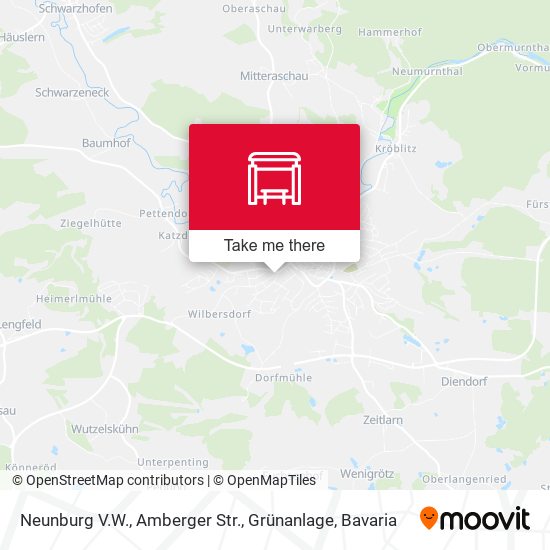 Neunburg V.W., Amberger Str., Grünanlage map