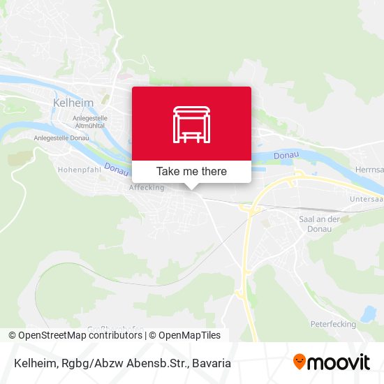 Kelheim, Rgbg/Abzw Abensb.Str. map