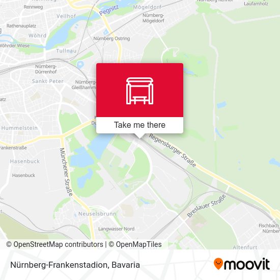 Nürnberg-Frankenstadion map