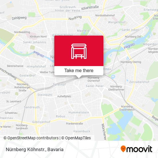 Nürnberg Köhnstr. map