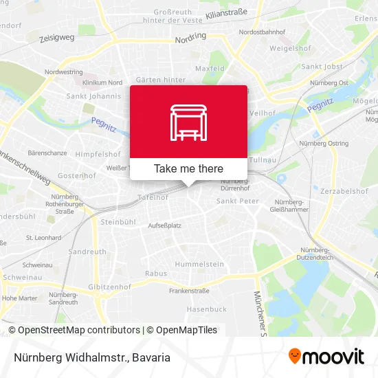 Карта Nürnberg Widhalmstr.