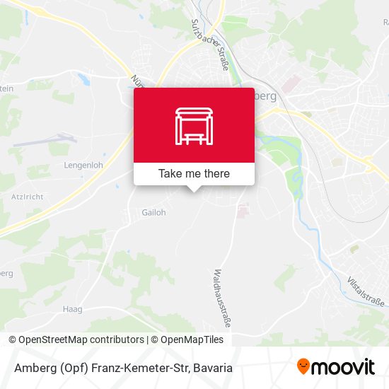 Amberg (Opf) Franz-Kemeter-Str map