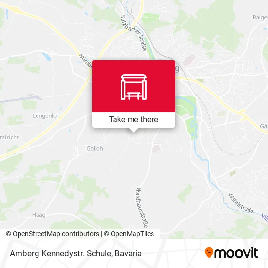 Карта Amberg Kennedystr. Schule