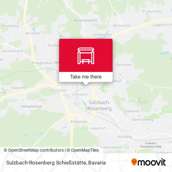 Карта Sulzbach-Rosenberg Schießstätte