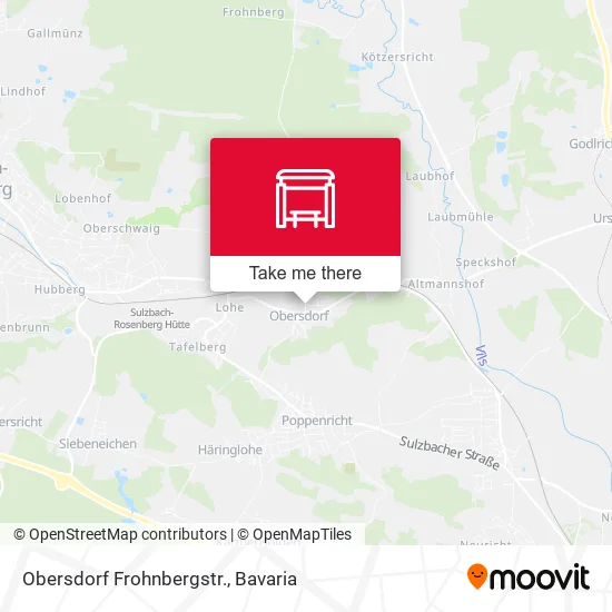 Карта Obersdorf Frohnbergstr.
