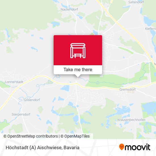 Höchstadt (A) Aischwiese map