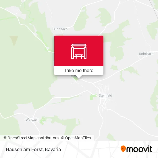 Карта Hausen am Forst