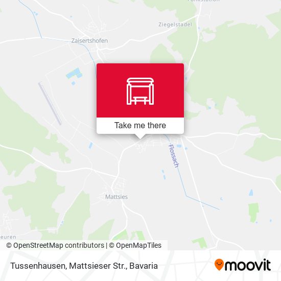 Tussenhausen, Mattsieser Str. map