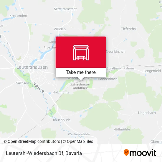 Карта Leutersh.-Wiedersbach Bf