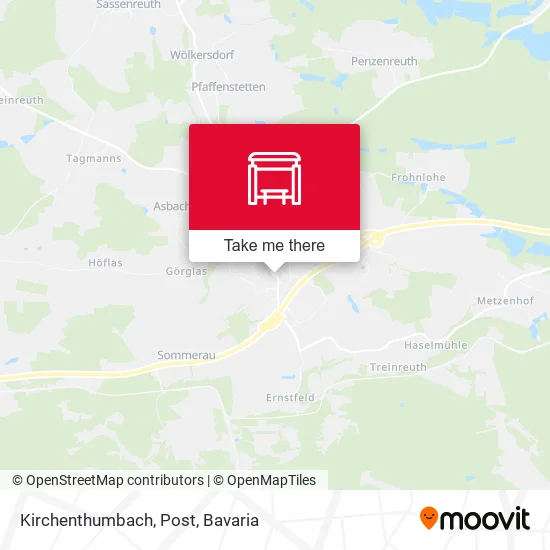 Карта Kirchenthumbach, Post