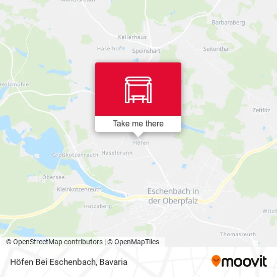 Карта Höfen Bei Eschenbach