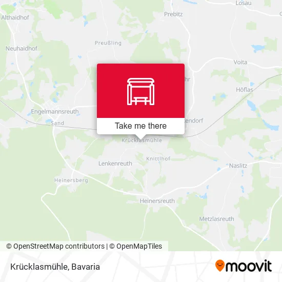 Карта Krücklasmühle