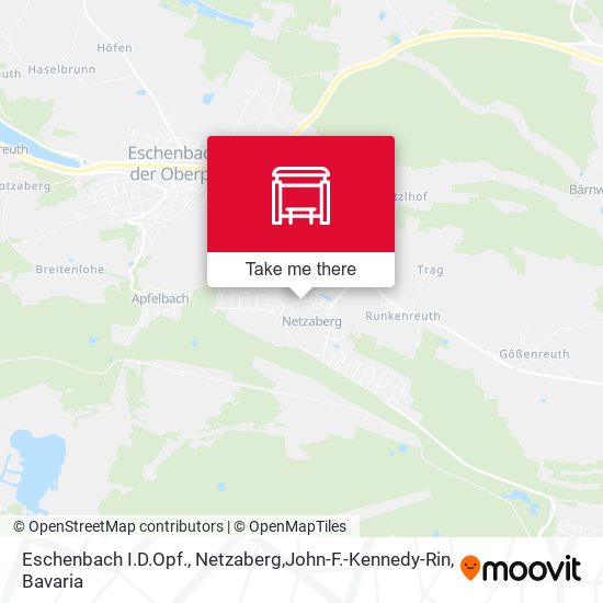 Eschenbach I.D.Opf., Netzaberg,John-F.-Kennedy-Rin map