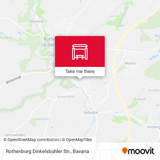 Rothenburg Dinkelsbühler Str. map