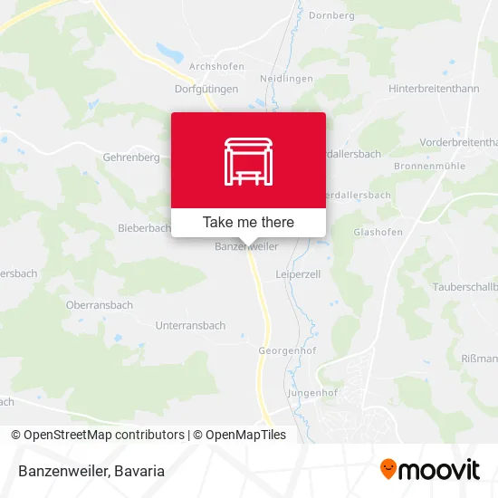 Карта Banzenweiler