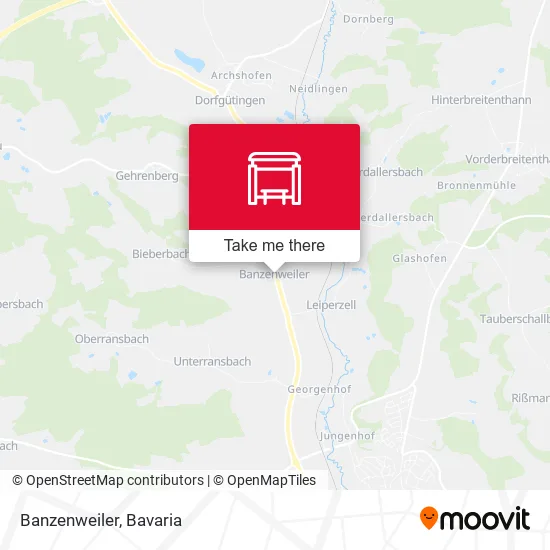 Карта Banzenweiler