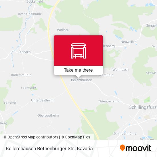 Bellershausen Rothenburger Str. map
