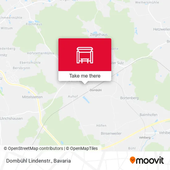 Карта Dombühl Lindenstr.