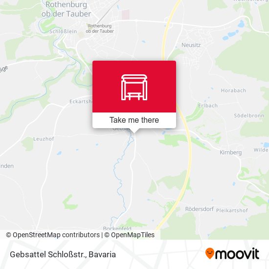 Gebsattel Schloßstr. map