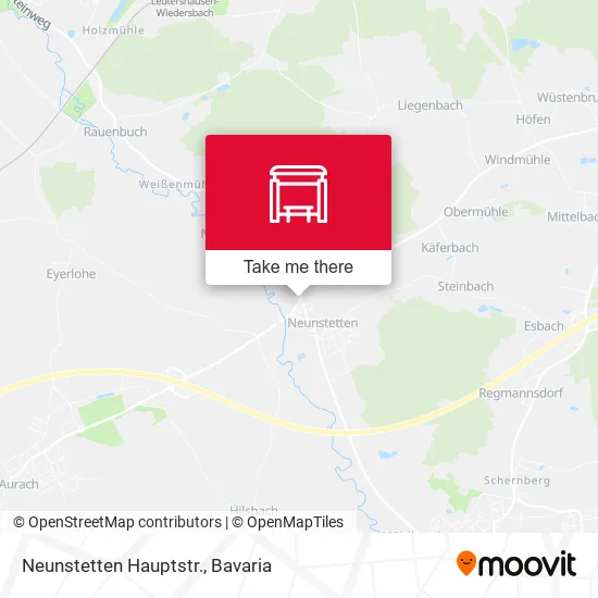 Карта Neunstetten Hauptstr.