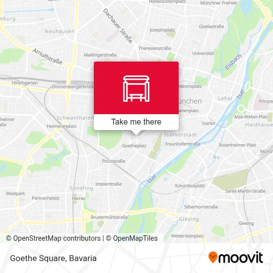 Goetheplatz map