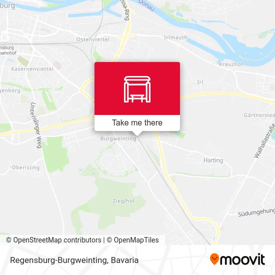 Карта Regensburg-Burgweinting