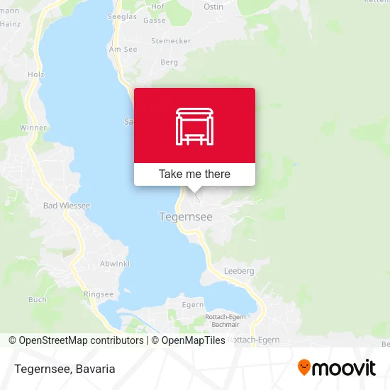Карта Tegernsee