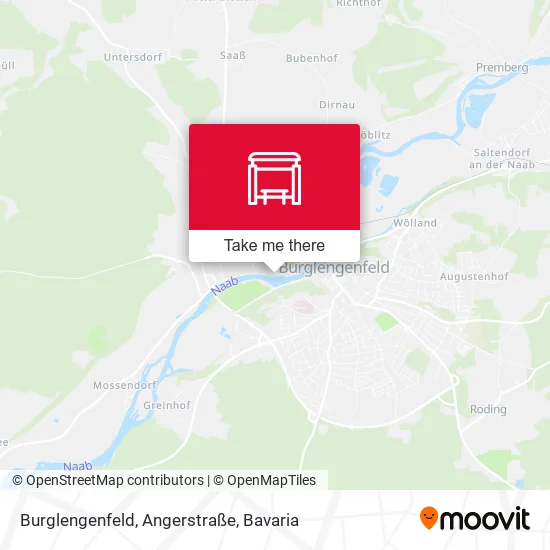 Карта Burglengenfeld, Angerstraße