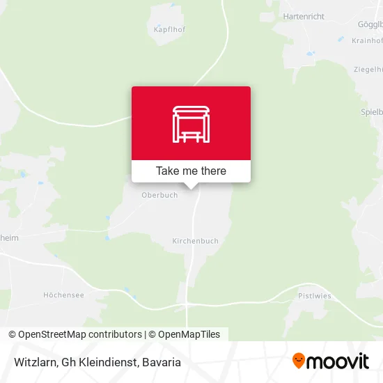 Карта Witzlarn, Gh Kleindienst
