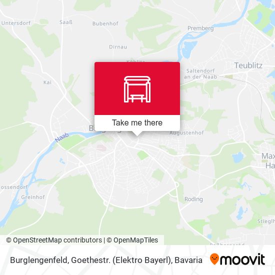 Burglengenfeld, Goethestr. (Elektro Bayerl) map