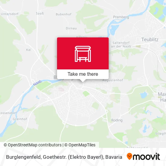 Карта Burglengenfeld, Goethestr. (Elektro Bayerl)