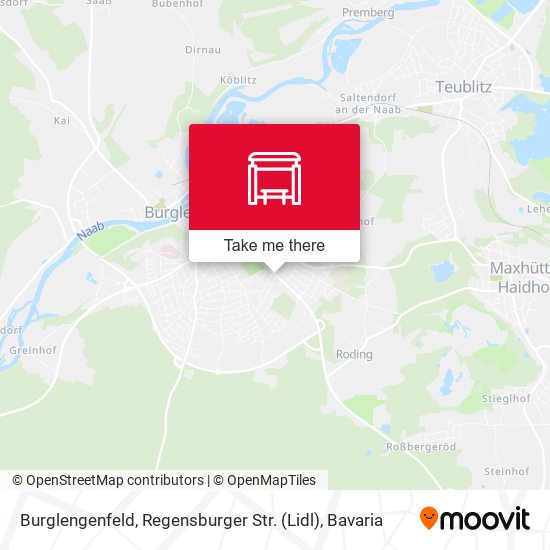 Burglengenfeld, Regensburger Str. (Lidl) map