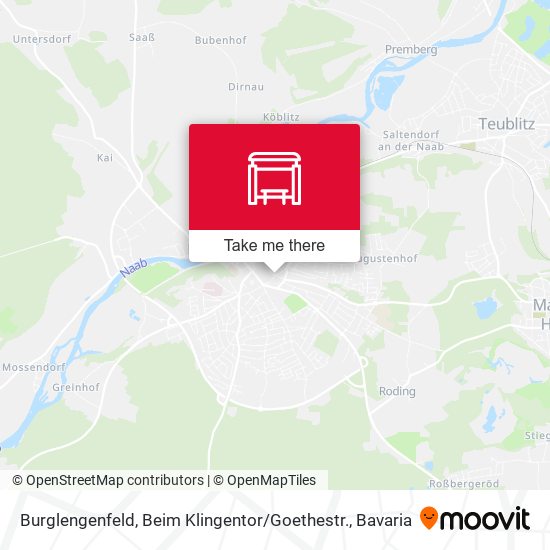 Burglengenfeld, Beim Klingentor / Goethestr. map