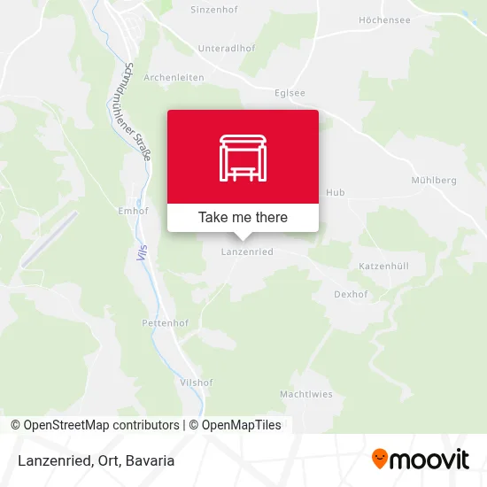 Lanzenried, Ort map