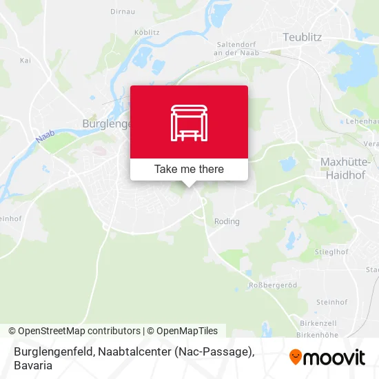 Карта Burglengenfeld, Naabtalcenter (Nac-Passage)