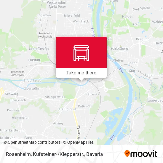 Карта Rosenheim, Kufsteiner- / Klepperstr.
