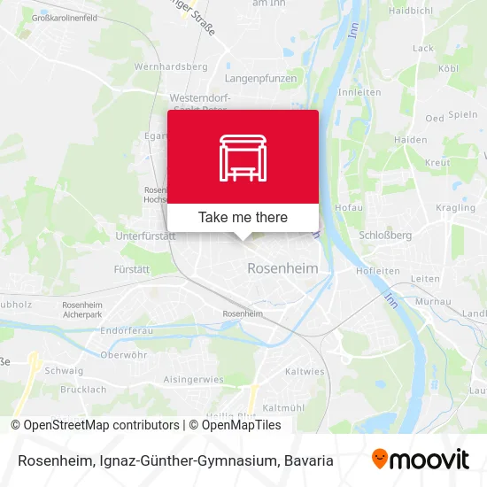 Rosenheim, Ignaz-Günther-Gymnasium map