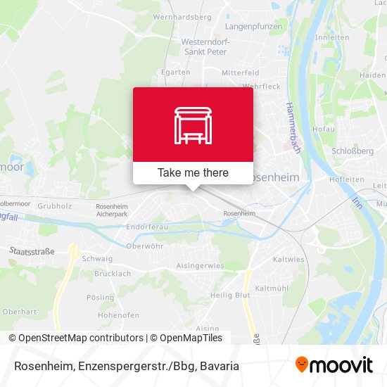 Rosenheim, Enzenspergerstr. / Bbg map