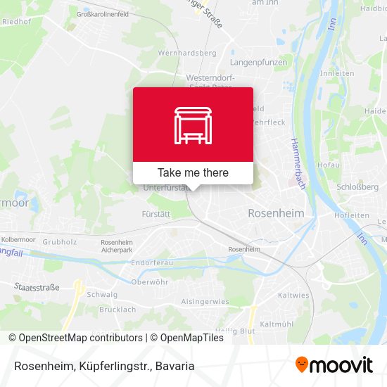 Rosenheim, Küpferlingstr. map