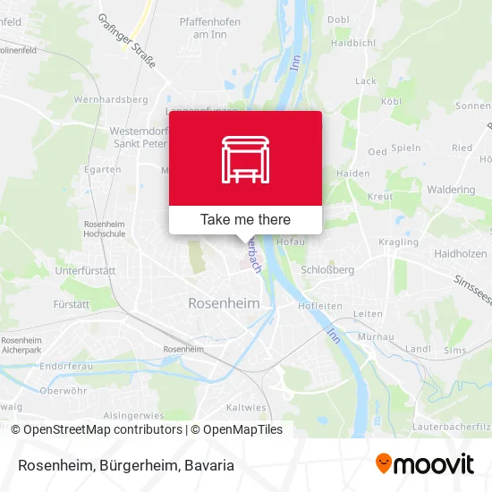 Карта Rosenheim, Bürgerheim