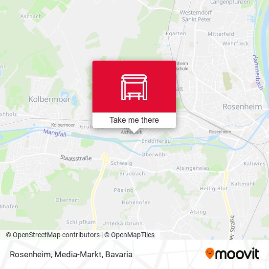 Rosenheim, Media-Markt map