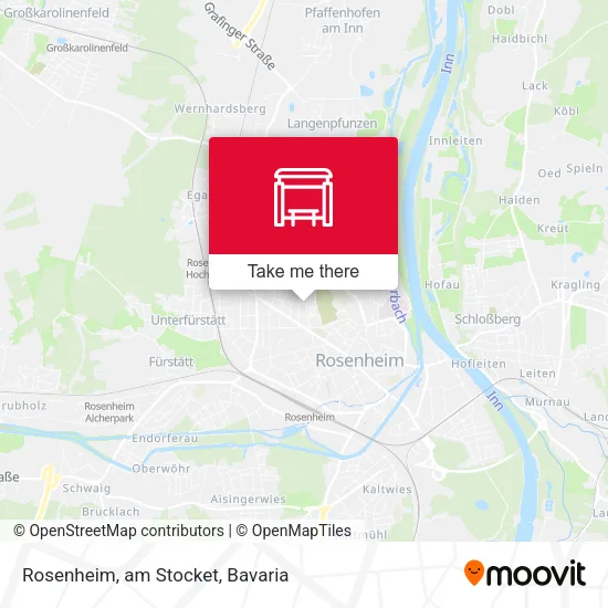 Карта Rosenheim, am Stocket
