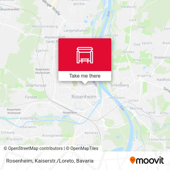 Карта Rosenheim, Kaiserstr./Loreto