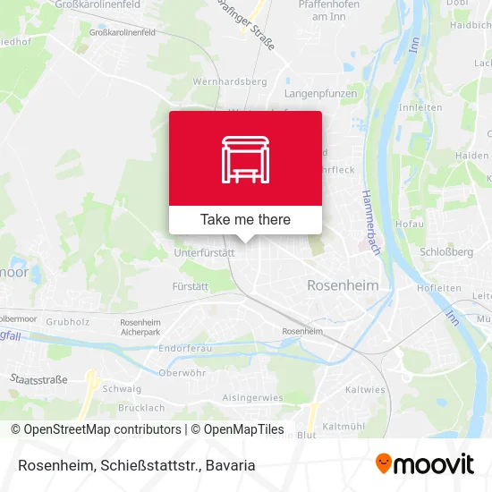 Карта Rosenheim, Schießstattstr.
