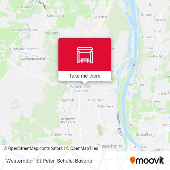 Westerndorf St.Peter, Schule map